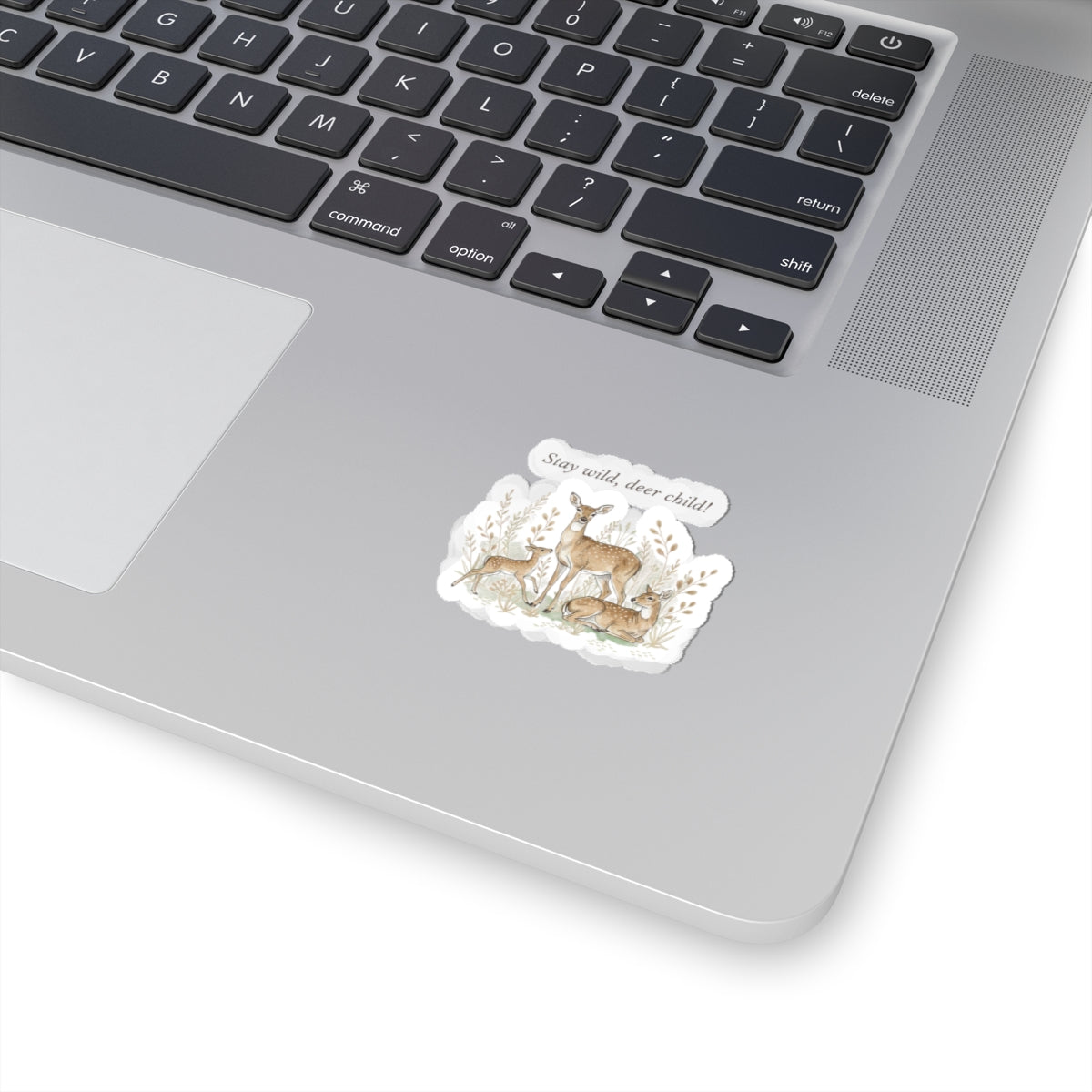 Stay Wild Deer Child | Deer Print Pattern Kiss-Cut Sticker | Quiet Nature Pattern | Neutral Animal Spots | Find Joy 143