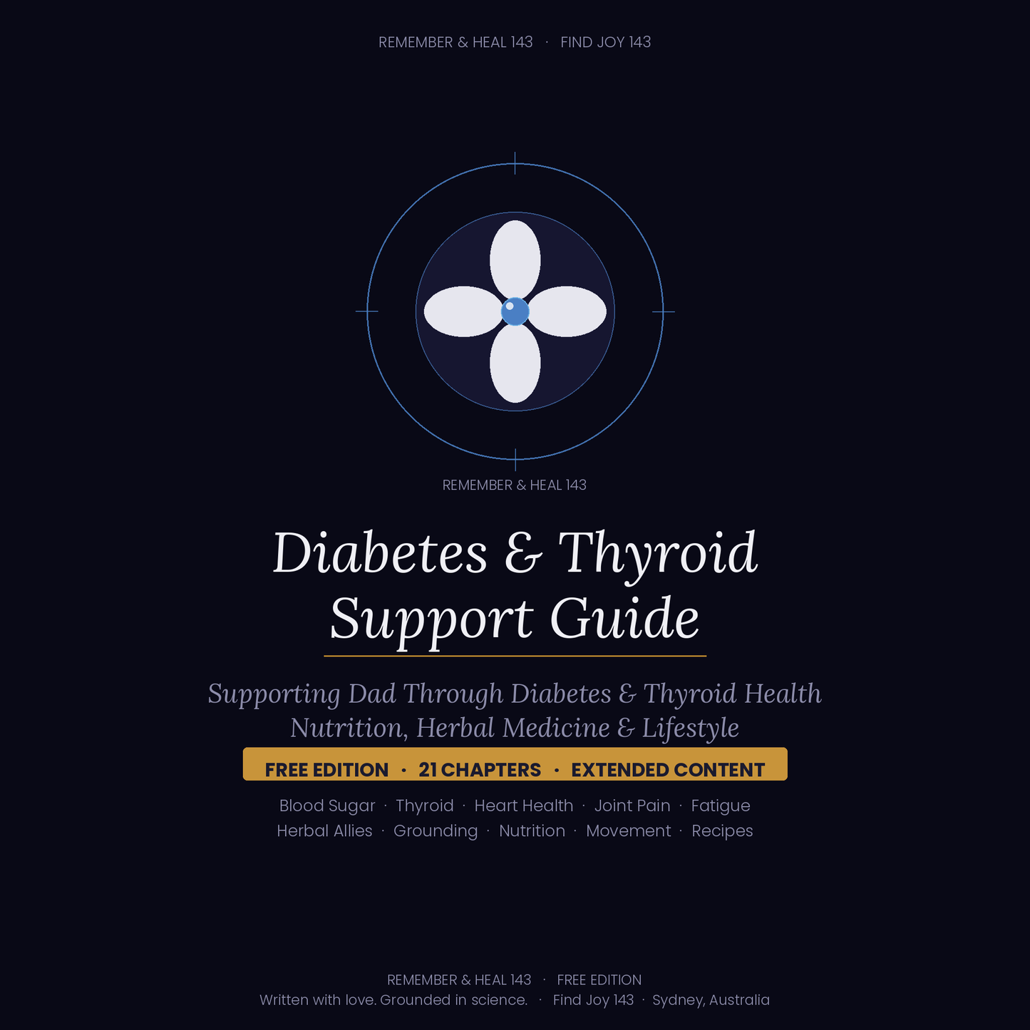 Diabetes & Thyroid Support Guide — Free Edition | Remember & Heal 143